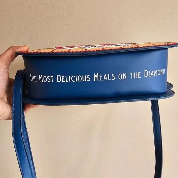 Disney Parks Magic Kingdom Casey’s Corner Hot Dog Crossbody Bag Purse no tag - Picture 8 of 12